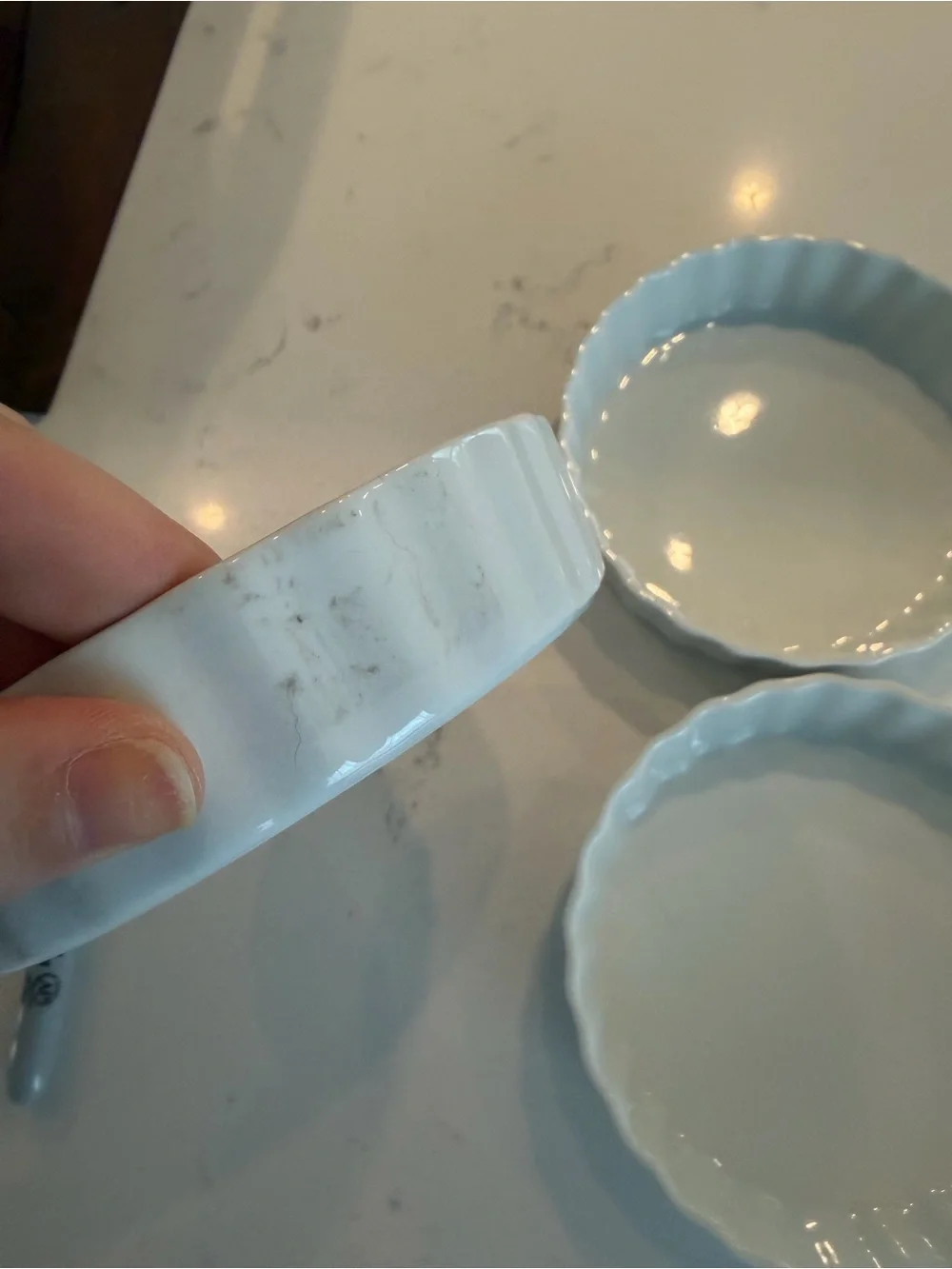 4 Ceramic Tart Dishes